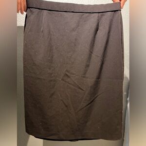 Briggs New York Black A-Line Skirt